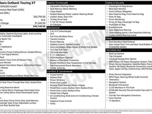 Used 2024 Subaru Outback Touring XT AWD/4WD image 10