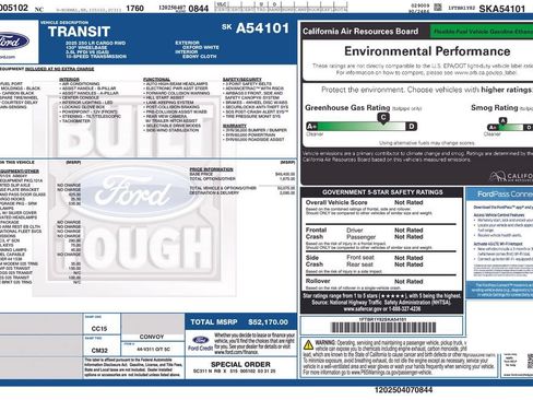 Used 2025 Ford Transit 250 Low Roof w/ Exterior Upgrade Package RWD image 5