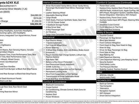 Used 2023 Toyota bZ4X XLE image 17