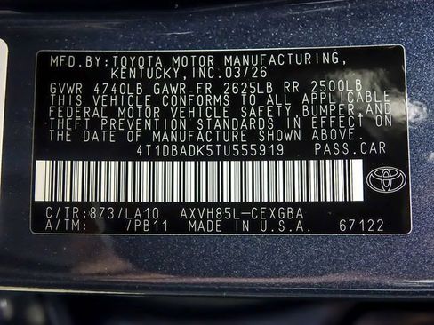 New 2026 Toyota Camry XLE image 25