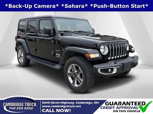 Used 2021 Jeep Wrangler Unlimited Sahara AWD/4WD image 1