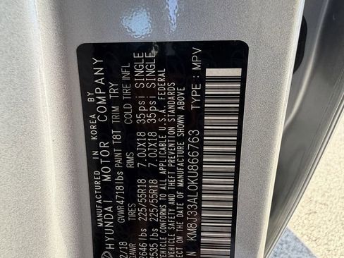 Used 2019 Hyundai Tucson Ultimate FWD image 34