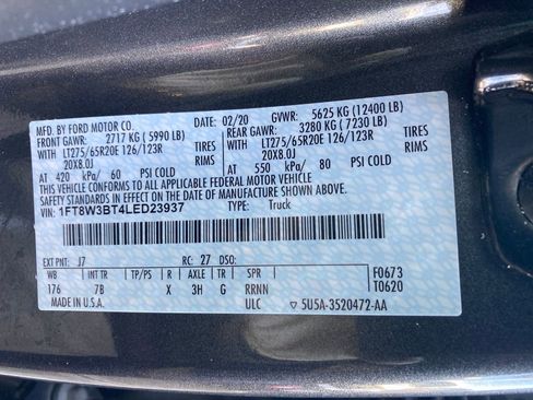 Used 2020 Ford F350 Platinum w/ FX4 Off-Road Package image 31