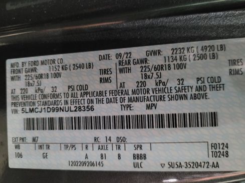 Used 2022 Lincoln Corsair AWD w/ Equipment Group 101A image 33