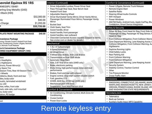 Used 2023 Chevrolet Equinox RS image 34