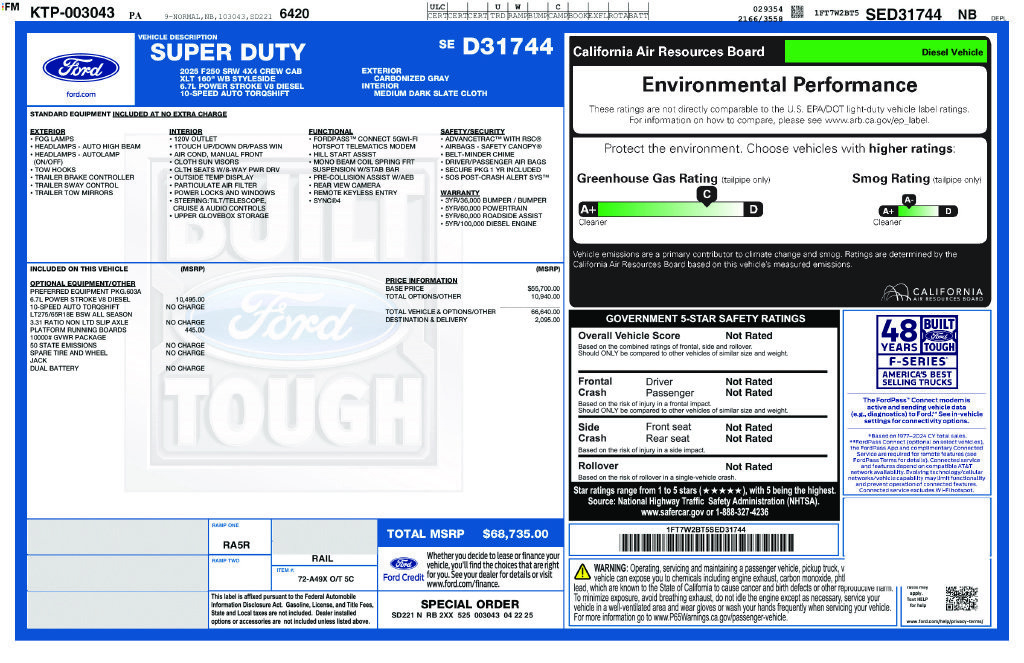Used 2025 Ford F250 XLT AWD/4WD image 12