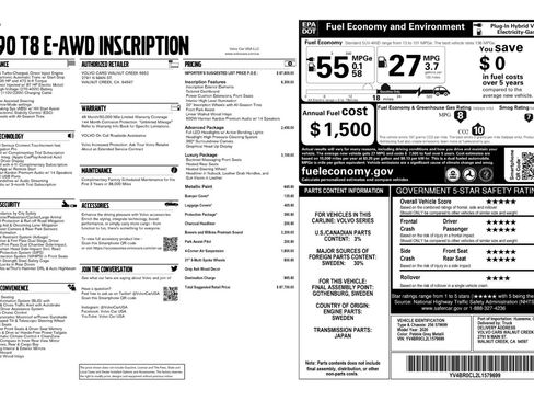 Used 2020 Volvo XC90 T8 Inscription w/ Protection Package image 59