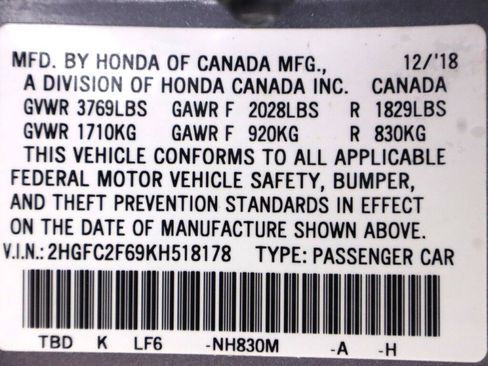 Used 2019 Honda Civic LX image 37