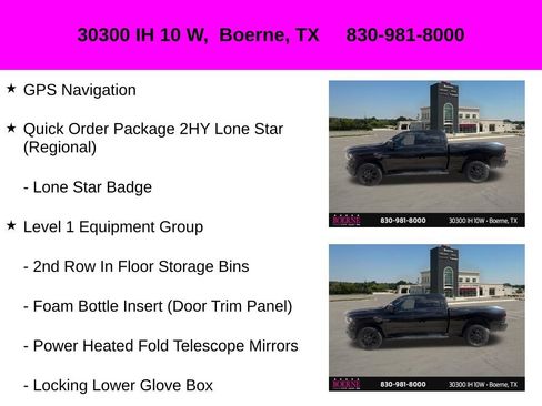 Used 2024 RAM 2500 Lone Star w/ Night Edition AWD/4WD image 10