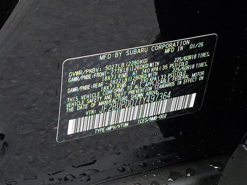 New 2026 Subaru Outback Limited image 21