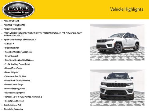 New 2025 Jeep Grand Cherokee Altitude image 3