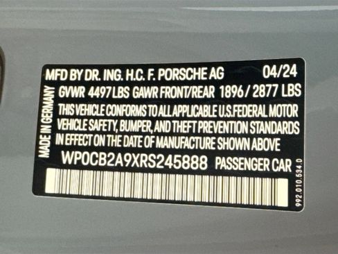 Certified 2024 Porsche 911 Carrera S image 26