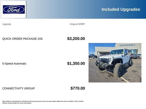 Used 2016 Jeep Wrangler Unlimited Sport w/ Quick Order Package 24S image 2