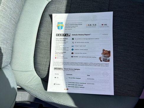 Used 2021 Ford Bronco Sport Big Bend w/ Big Bend Package image 43