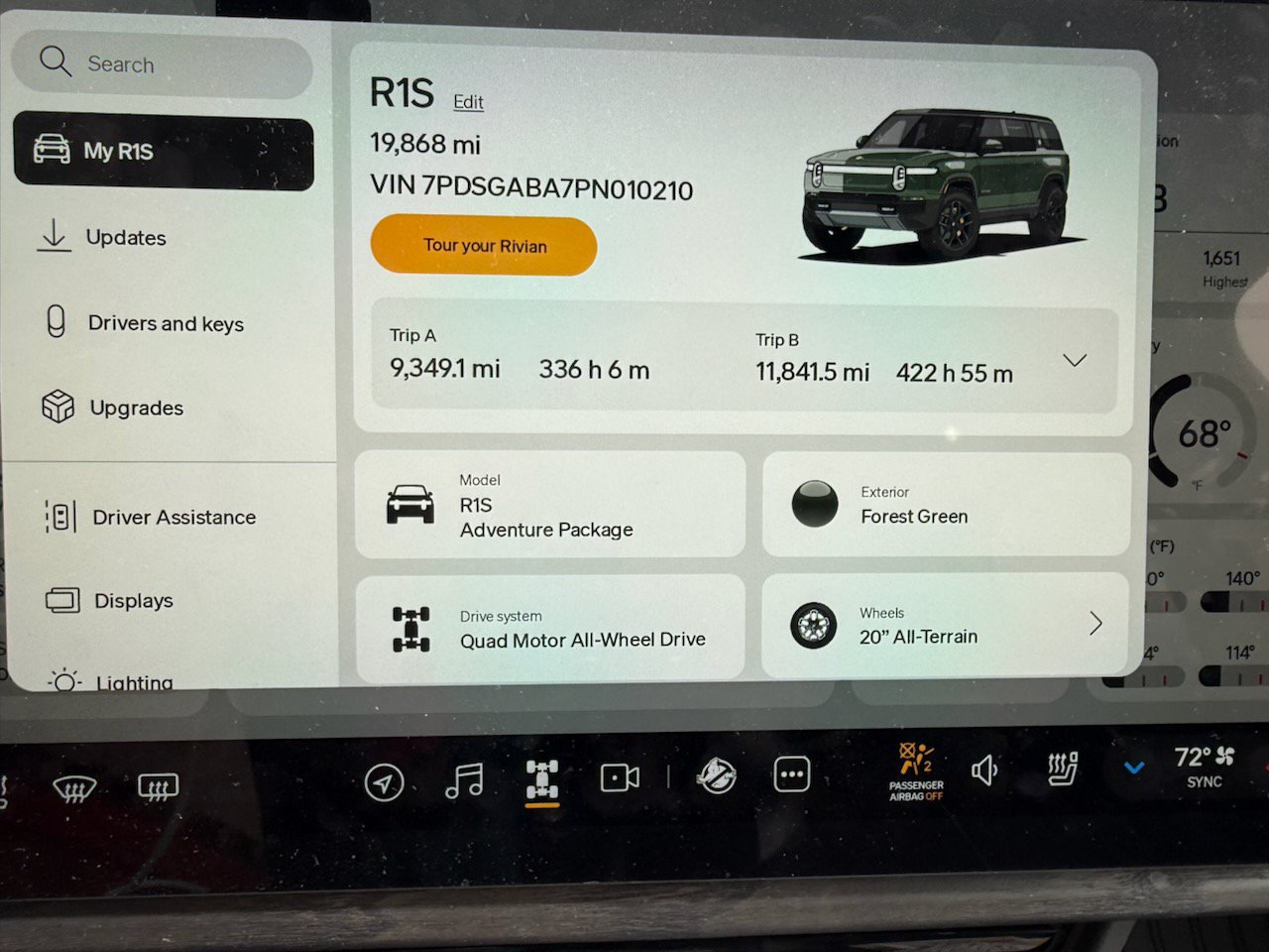 Used 2023 Rivian R1S Adventure Quad AWD/4WD image 3