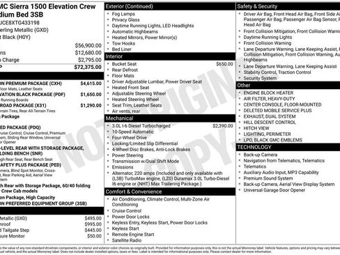 New 2026 GMC Sierra 1500 Elevation w/ Elevation Premium Package AWD/4WD image 30