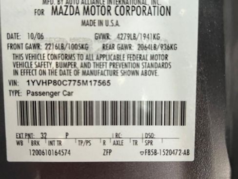 Used 2007 MAZDA MAZDA6 i Sport image 25