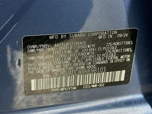 Used 2024 Subaru Crosstrek 2.0i Premium image 12