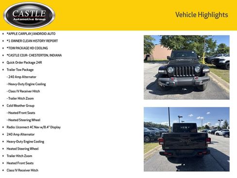 Used 2022 Jeep Gladiator Rubicon w/ Cold Weather Group AWD/4WD image 3