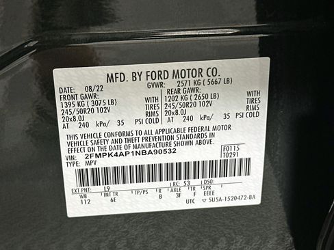 Used 2022 Ford Edge ST AWD/4WD image 12