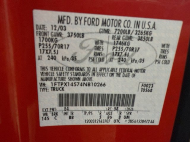 Used 2004 Ford F150 XLT AWD/4WD image 31