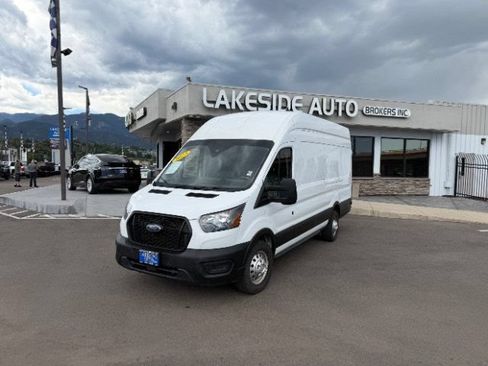 Used 2023 Ford Transit 350 148 High Roof Extended AWD image 1