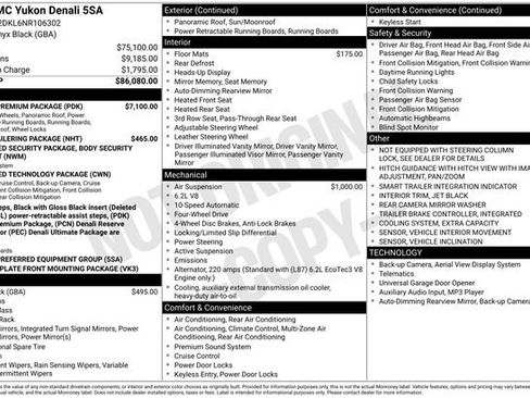 Used 2022 GMC Yukon Denali w/ Denali Premium Package image 11