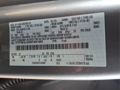 Used 2024 Ford F150 XLT w/ Equipment Group 302A MID image 23