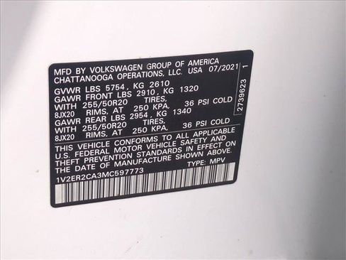 Used 2021 Volkswagen Atlas SEL FWD image 29