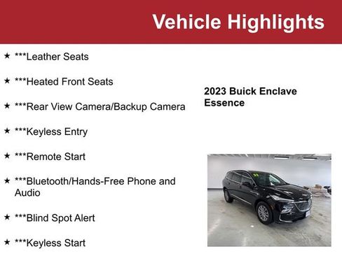 Used 2023 Buick Enclave Essence image 2