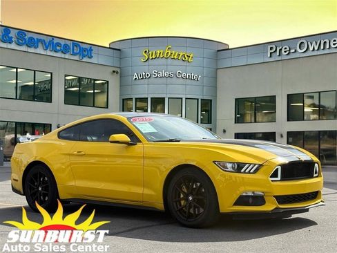 Used 2015 Ford Mustang Premium w/ Ecoboost Performance Package RWD image 1