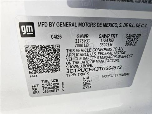 Used 2026 GMC Sierra 1500 Elevation w/ Elevation Select Package AWD/4WD image 19