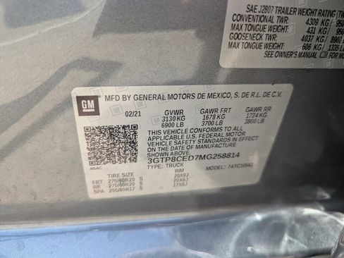 Certified 2021 GMC Sierra 1500 Elevation w/ Driver Alert Package I RWD image 16