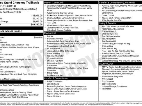 Used 2017 Jeep Grand Cherokee Trailhawk image 40