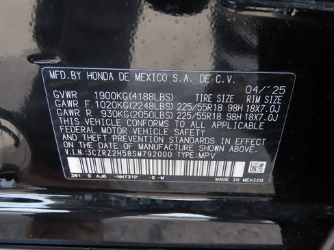 Certified 2025 Honda HR-V Sport image 25