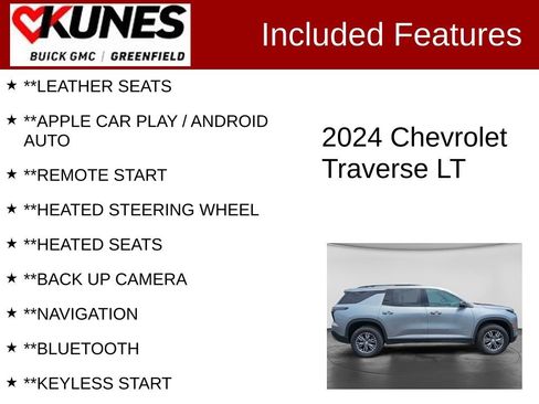 Used 2024 Chevrolet Traverse LT AWD/4WD image 2