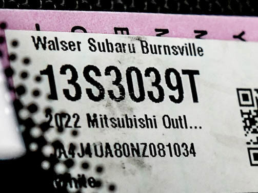 Used 2022 Mitsubishi Outlander SE AWD/4WD image 31