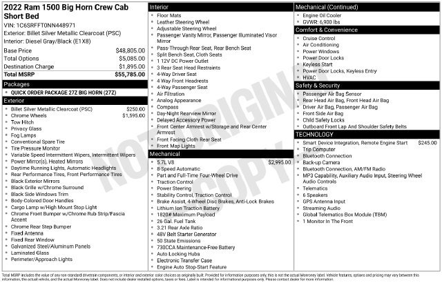 Used 2022 RAM 1500 Big Horn AWD/4WD image 7