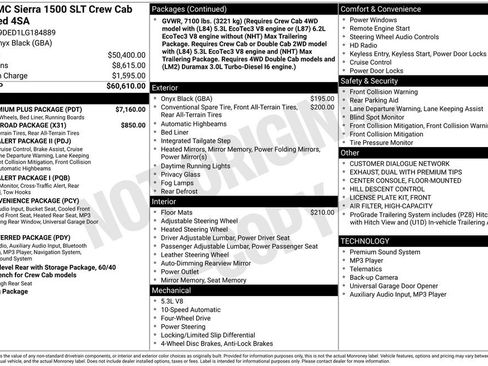 Used 2020 GMC Sierra 1500 SLT w/ SLT Premium Plus Package image 37