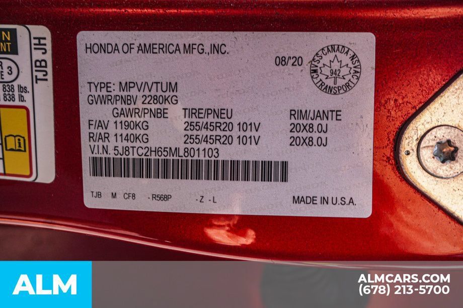 Used 2021 Acura RDX w/ Advance Package AWD/4WD image 63