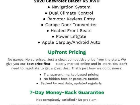 Used 2020 Chevrolet Blazer RS w/ LPO, Sport Package AWD/4WD image 2