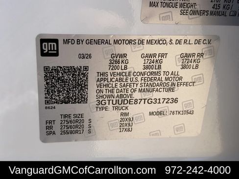 New 2026 GMC Sierra 1500 SLT AWD/4WD image 23
