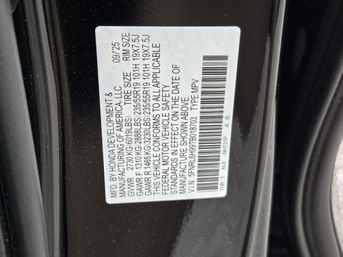 Certified 2026 Honda Odyssey Elite image 44