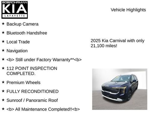 Used 2025 Kia Carnival EX FWD image 7