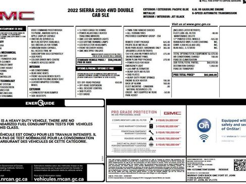 Used 2022 GMC Sierra 2500 SLE w/ X31 Off-Road Package AWD/4WD image 6