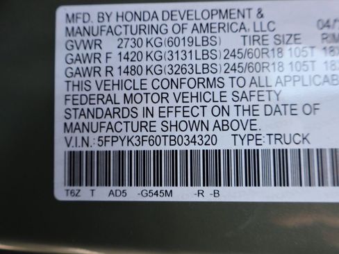 New 2026 Honda Ridgeline TrailSport image 35