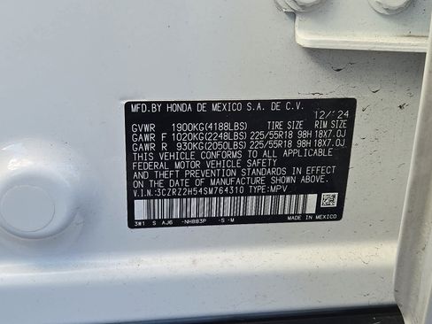 Certified 2025 Honda HR-V Sport image 28