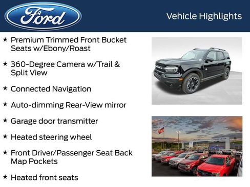 New 2025 Ford Bronco Sport Outer Banks w/ Outer Banks Tech Package+ AWD/4WD image 12