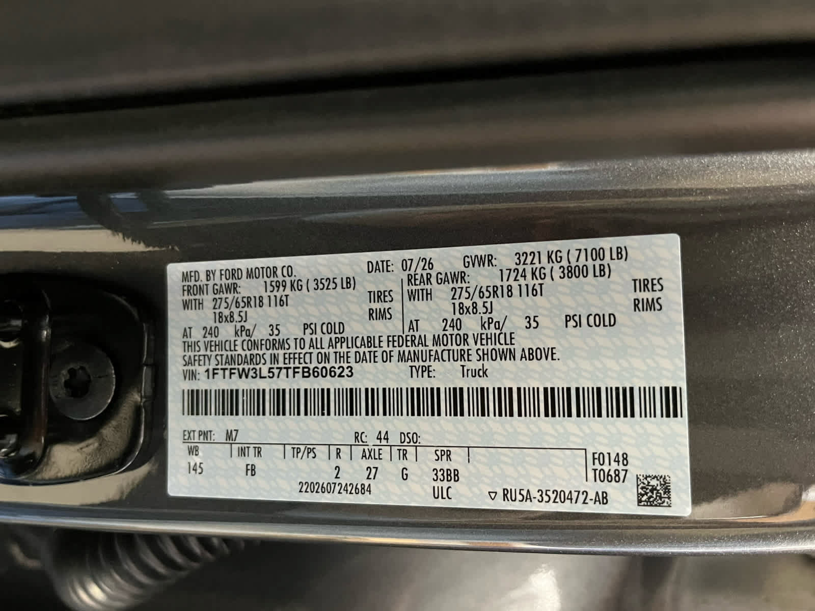 New 2026 Ford F150 XLT w/ Equipment Group 302A MID AWD/4WD image 15