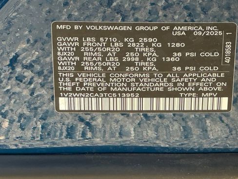 Used 2026 Volkswagen Atlas SE FWD image 44